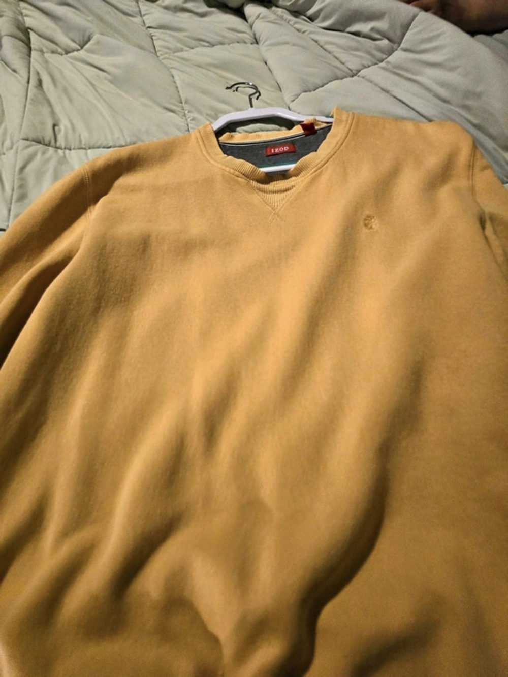 IZOD Crewneck Sweater in Brown